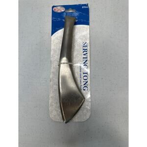 Winco Heavy-Weight Stainless Steel Serving Tongs, 8.5"